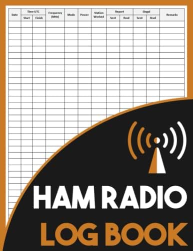 Ham Radio Log Book: Logbook for Ham Radio Operators, Amateur Ham Radio Station Log Book, Ham Radio Contact Keeper, Amateur Radio Operator Station Log Book, Size 8.5 x 11 inches by nohahin publishing