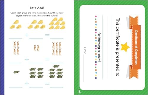 My First Learn-to-Count Workbook: Practice for Kids with Pen Control, Counting Skills, Numbers, and More! (My First Preschool Skills Workbooks) by Kimberly Ann Kiedrowski