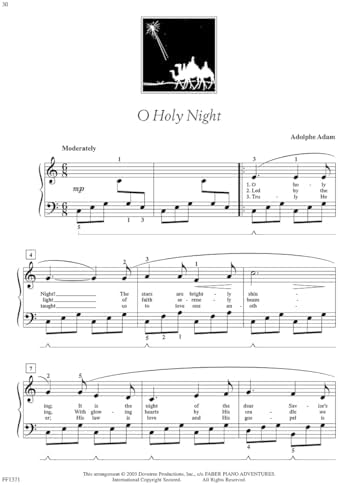 Adult Piano Adventures: Christmas - Book 2 | Piano Sheet Music with Holiday Songs for Intermediate Players | Festive Piano Songbook with Online Audio | Faber Piano Method Book with Christmas Carols by Nancy Faber