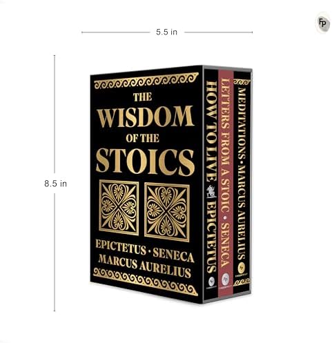 Wisdom of the Stoics Boxed Set (Deluxe Hardbound Edition), The by Seneca Epictetus