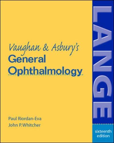 Vaughan & Asbury's General Ophthalmology by Paul Riordan-Eva