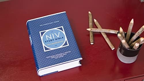 NIV Study Bible, Fully Revised Edition (Study Deeply. Believe Wholeheartedly.), Hardcover, Red Letter, Comfort Print by Zondervan