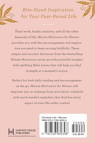 Minute Motivators for Women: Quick Encouragement for Your Daily Life by Stan Toler