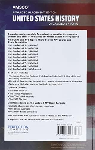 Advanced Placement United States History, 4th Edition by John J. Newman