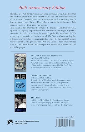 The Goal: 40th Anniversary Edition: A Process of Ongoing Improvement by Eliyahu M Goldratt