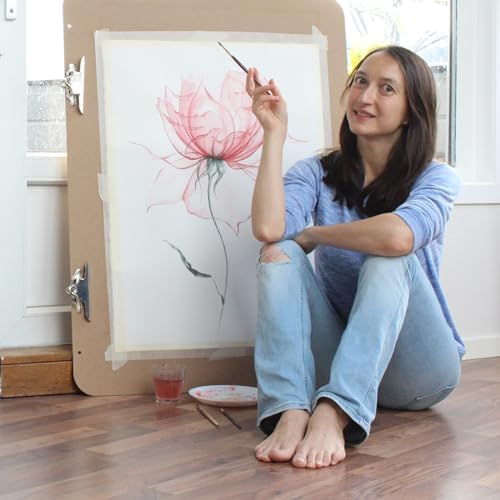 How to Paint Transparent Watercolour Flowers by Olga Koelsch
