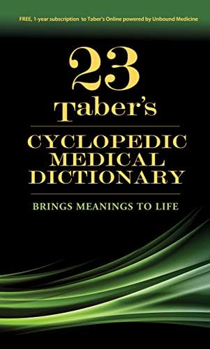 Taber's Cyclopedic Medical Dictionary by Venes