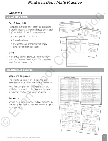 Evan-Moor Daily Math Practice, Grade 5 by Evan-Moor Educational Publishers