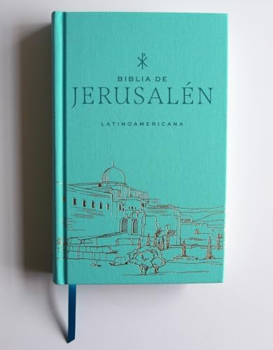 Biblia Católica Biblia de Jerusalén Latinoamericana, tapa dura, tela azul turquesa, edición de regalo / Spanish Jerusalem Bible, Latin American Edition, HC (Spanish Edition) by Biblia de Jerusalén