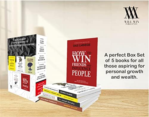 Books For Personal Growth (Set of 5 Books): Think and Grow Rich, How to Win Friends & Influence People, The Power of Your Subconscious Mind, As a Man Thinketh, The Richest Man In Babylon by Dr. Joseph Murphy