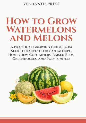 How to Grow Watermelons and Melons: A Practical Growing Guide from Seed to Harvest for Cantaloupe, Honeydew, Containers, Raised Beds, Greenhouses, and Polytunnels (Verdantis Practical Growing Guides) by Verdantis Press