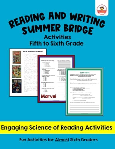 Reading and Writing Summer Bridge Activities by Two Pencils and a Book