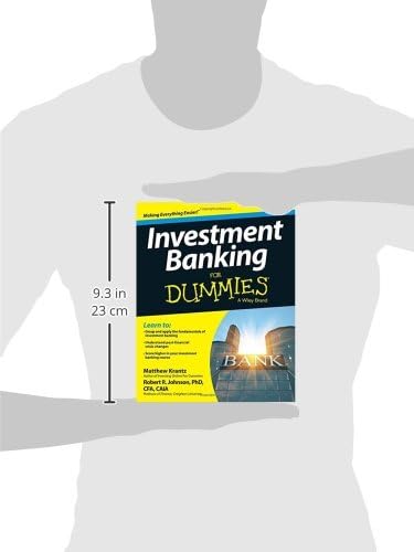 Investment Banking For Dummies (For Dummies Series) by Matthew Krantz