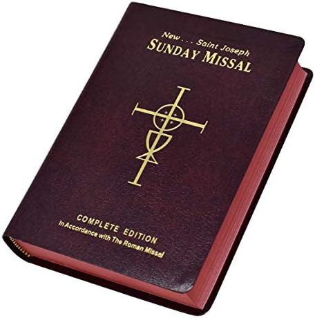 The New Saint Joseph Sunday Missal, Complete Edition (Red Vinyl) by Catholic Book Publishing Corp.