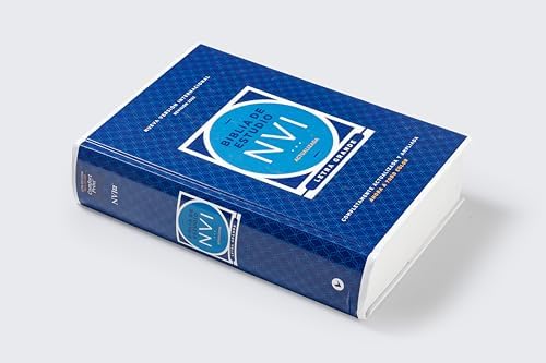 NVI, Biblia de Estudio actualizada, Revisión 2022, Tapa dura, Letra grande, Interior a color, Palabras de Jesús en Rojo, Comfort Print (NIV Study Bible, Fully Revised Edition) (Spanish Edition) by Nueva Versión Internacional