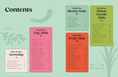 Grow Your Groceries: 40 Hacks for Growing Plants from Supermarket Foods by Simon Akeroyd