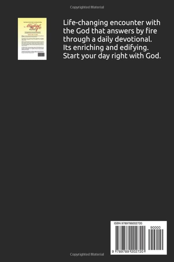 Mountain Top Life Daily Devotional 2025 by Dr. D. K. Olukoya