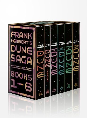 Frank Herbert's Dune Saga 6-Book Boxed Set: Dune, Dune Messiah, Children of Dune, God Emperor of Dune, Heretics of Dune, andChapterhouse: Dune by Frank Herbert