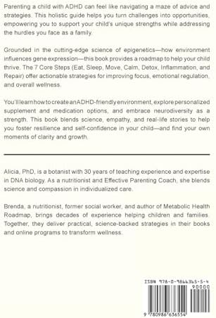 Epigenetic Roadmap to Parenting Children with ADHD: Manage Challenging Behaviors, Foster Harmonious Family Relationships, and Honor Neurodiversity (Epigenetic Roadmap to Wellness) by Alicia Mazari-Andersen PhD