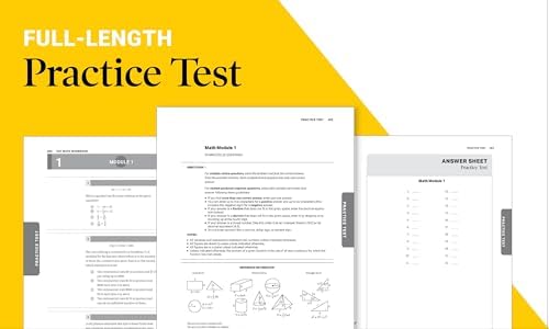SAT Math Workbook: Up-to-Date Practice for the Digital Exam (Barron's SAT Prep) by Lawrence S. Leff M.S.