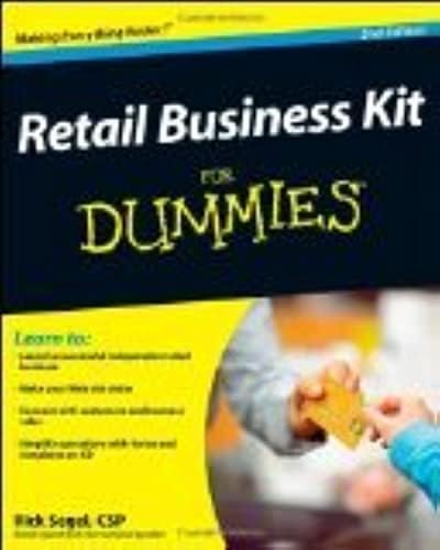 Retail Business Kit For Dummies by Rick Segel