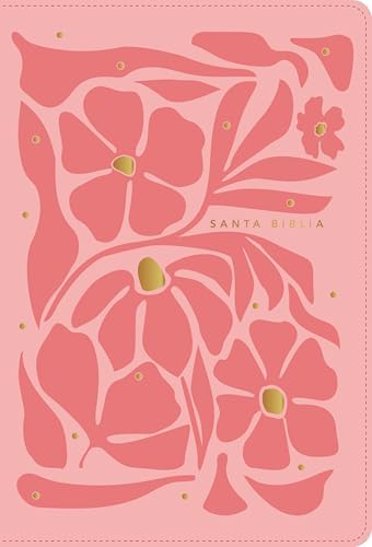 Biblia ultrafina NTV, letra grande con Filament (SentiPiel, Flores rosa, Letra Roja) (Spanish Edition) by Nueva Traducción Viviente