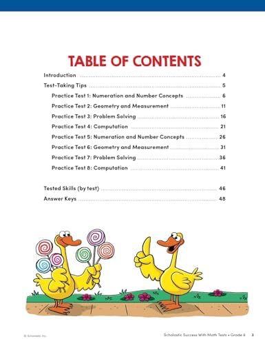 Scholastic Success with Math Tests Grade 6 Workbook by Scholastic Teaching Resources