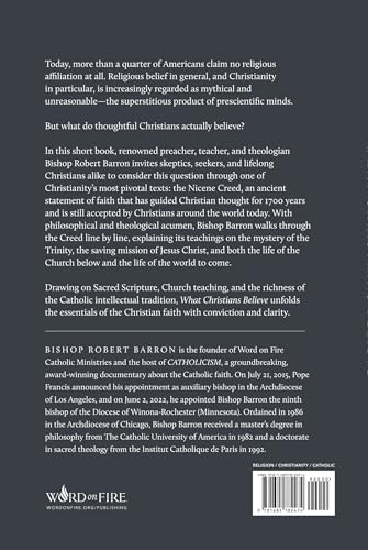 What Christians Believe: Understanding the Nicene Creed by Robert Barron