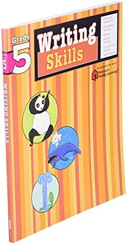 Writing Skills: Grade 5 (Flash Kids Harcourt Family Learning) by Flash Kids Editors