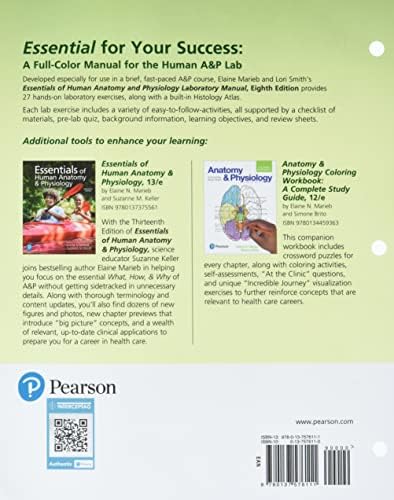 Essentials of Human Anatomy & Physiology Laboratory Manual by Elaine Marieb