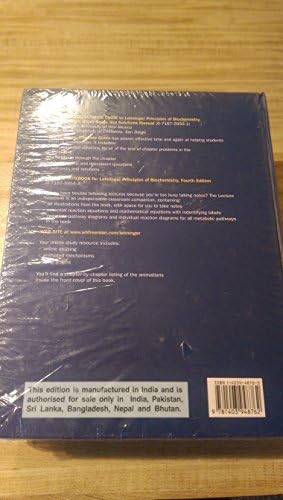 Lehninger Principles of Biochemistry (Low Price Edition) by David Nelson