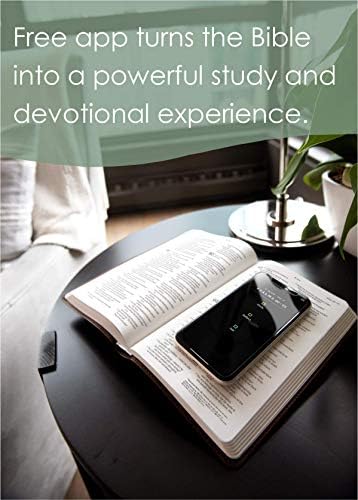 NLT Large Print Thinline Reference Bible, Filament Enabled (LeatherLike, Rustic Brown, Red Letter): Includes Free Access to the Filament Bible App ... Notes, Devotionals, Worship Music, and Video by New Living Translation