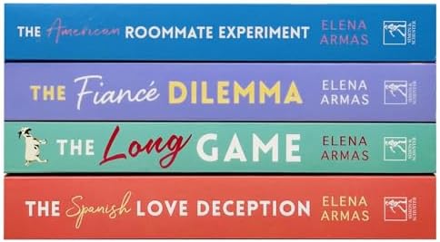 Elena Armas Collection 4 Books Set (The American Roommate Experiment, The Fiance Dilemma, The Spanish Love Deception & The Long Game) by Elena Armas