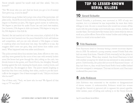Listverse. com's Ultimate Book of True Crime: A Collection of Gripping Facts and Disturbing Details about Infamous Serial Killers, Notorious Cult ... True Crime Gift) (Listverse.com Books) by Jamie Frater