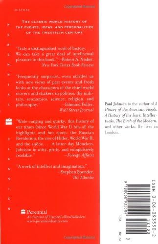 Modern Times Revised Edition: The World from the Twenties to the Nineties (Perennial Classics) by Paul Johnson