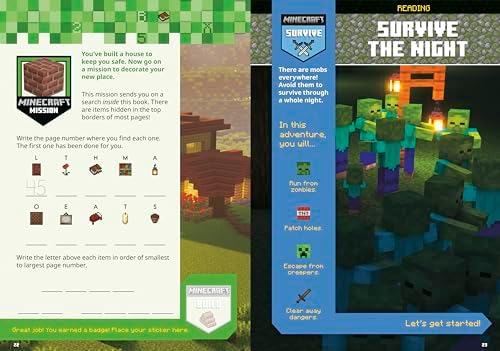 Official Minecraft Workbook: Grade 1 by Random House