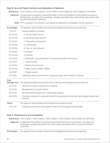 Airman Certification Standards: Flight Instructor - Airplane (2026): FAA-S-ACS-25 (ASA ACS Series) by Federal Aviation Administration (FAA)