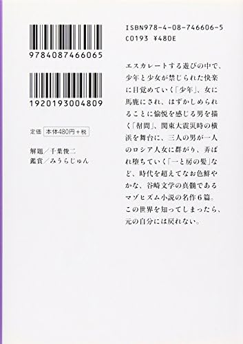 Junichiro Tanizaki novel masochism Collection (Shueisha Bunko) (2010) ISBN: 408746606X [Japanese Import] by 谷崎潤一郎