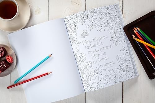 Dios sonríe cuando piensa en ti: libro para colorear (Spanish Edition) by Majestic Expressions