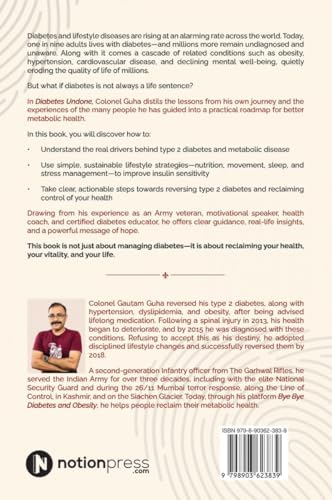 Diabetes Undone: A Practical Path to Natural Remission by Col Gautam Guha
