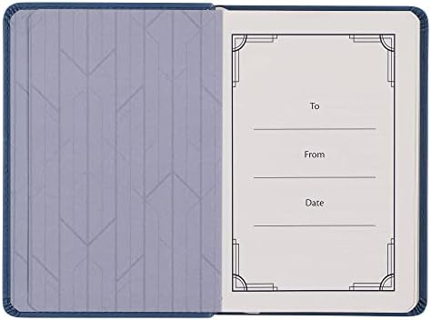 One Minute with God for Daily Inspiration Devotional, Blue Faux Leather Flexcover by Ronald A Beers