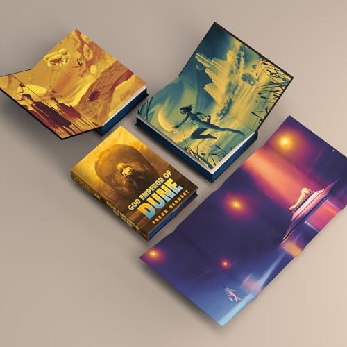 Frank Herbert's Dune Saga Books 4-6 Deluxe Hardcover Boxed Set: God Emperor of Dune, Heretics of Dune, and Chapterhouse: Dune by Frank Herbert