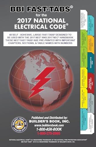 2017 National Electrical Code NEC Softcover Tabs by Builders Book Inc