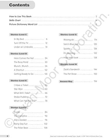 Evan-Moor Read and Understand with Leveled Texts, Grade 1 by Evan-Moor