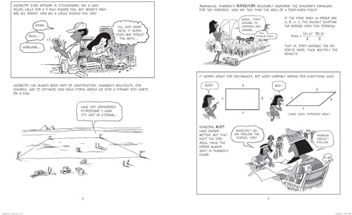The Cartoon Guide to Geometry: A Humorous Mathematics Study Guide on Plane Geometry and Visual Proofs by Larry Gonick