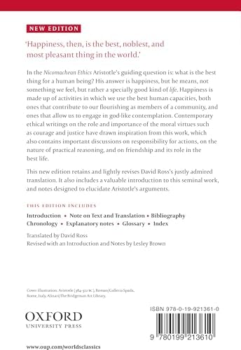 The Nicomachean Ethics (Oxford World's Classics) by Aristotle