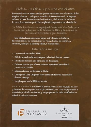 Biblia devocional lenguajes del amor RVR60 Blanco (The Love Languages Devotional Bible RVR60) (Spanish Edition) by Gary Chapman