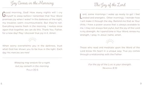 Mornings with God: Prayers and Devotions for Women by Emily Biggers
