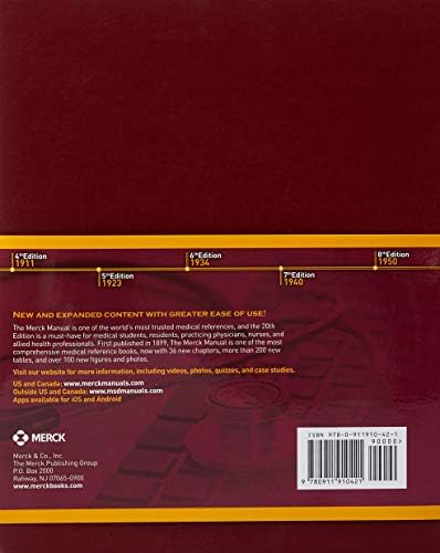 The Merck Manual of Diagnosis and Therapy by Robert E. Porter