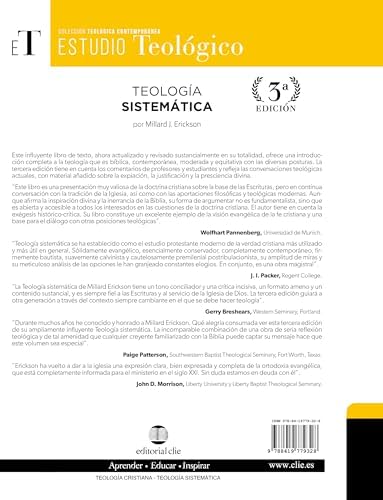 Teología sistemática - Tercera edición (Colección Teológica Contemporánea) (Spanish Edition) by Millard J. Erickson